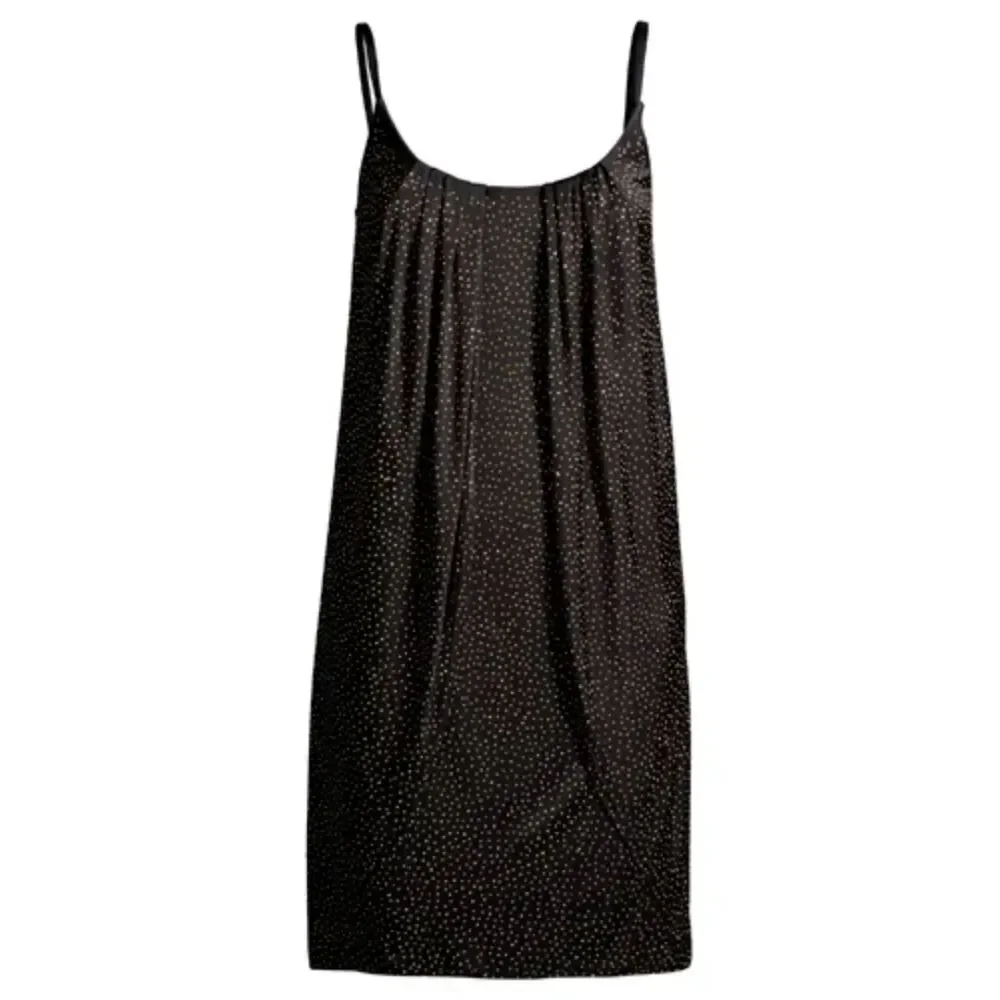 Versace for H&M Black Gold Stud Draped Mini Dress NWT Size 8 LBD Party